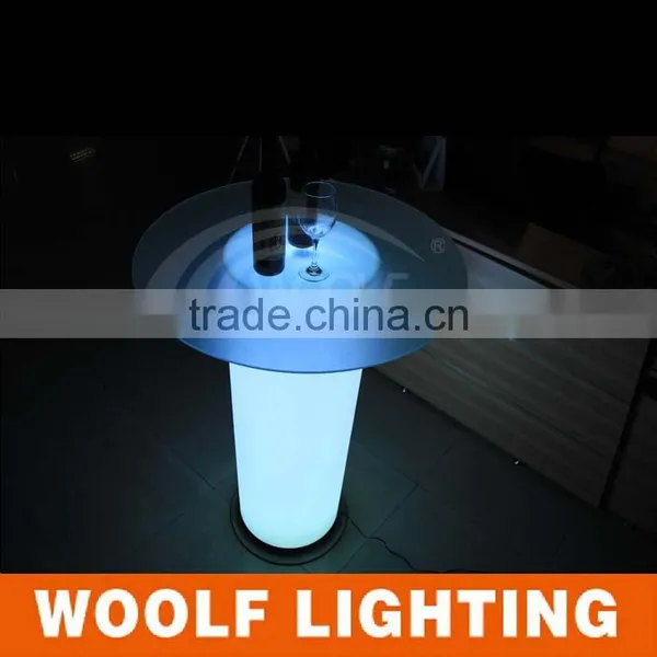 Charming Cylinder Shape LED Color Glow Ice Bucket photo-4