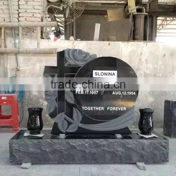 New Style of Hand Carved Granite Tombstone/gravestone photo-2