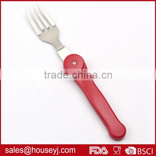 Picnic Tableware Folding Camping Tool Portable Stainless Steel Fork Outdoor Tableware Spoon & Knife photo-4