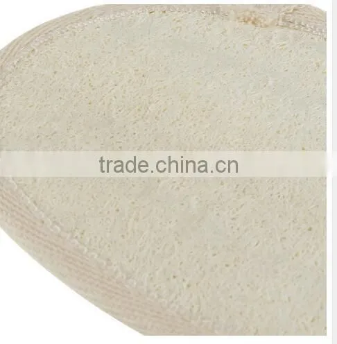 Cy293 Natural Luffa and Terry Cloth Materials Loofa Sponge Scrubber Brush Close Skin For Men and Women Exfoliating Loofah Pads photo-5