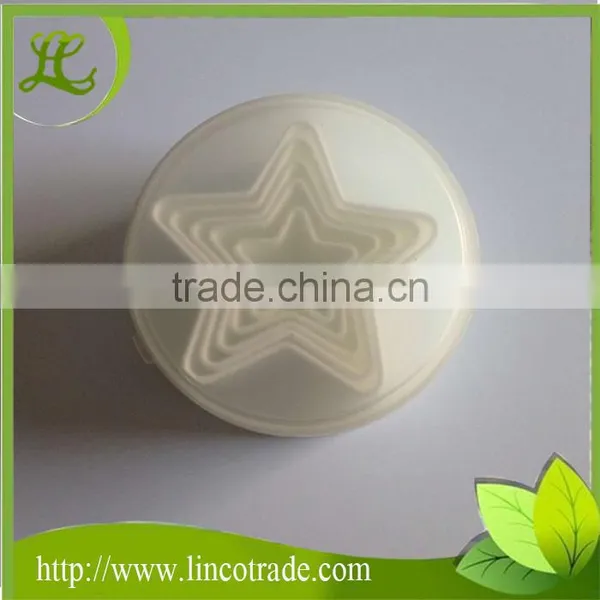 Household 5 Pcs Plastic Star Cookie Cutters photo-3