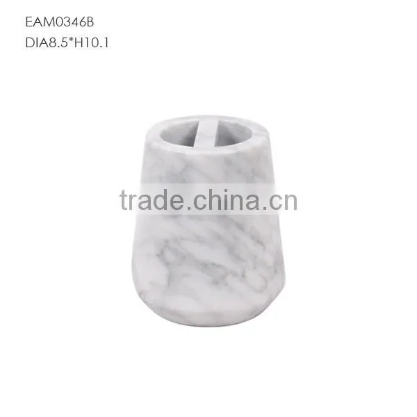 Pure White Marble Bath Toilet Bathroom Sets Accessories photo-5