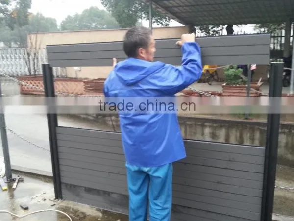 WPC Wall Fence Panel for Composite Fence Better Than Plastic Fence Panel photo-5