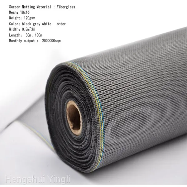 High Quality 16x16 Gray Fiberglass Insect Window Screen photo-2