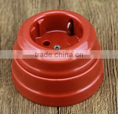 Different Types of European ru Ceramic Porcelain Power Universal 2-gang Pop up Sockets photo-4