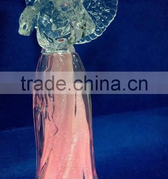 2015 Dongguan 10 Inch Acrylic Hollow Angel With LED Light photo-3