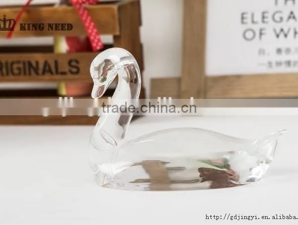 Acrylic Supplier Fancy Transparent Goose Table Decorations for Shopping Mall photo-4