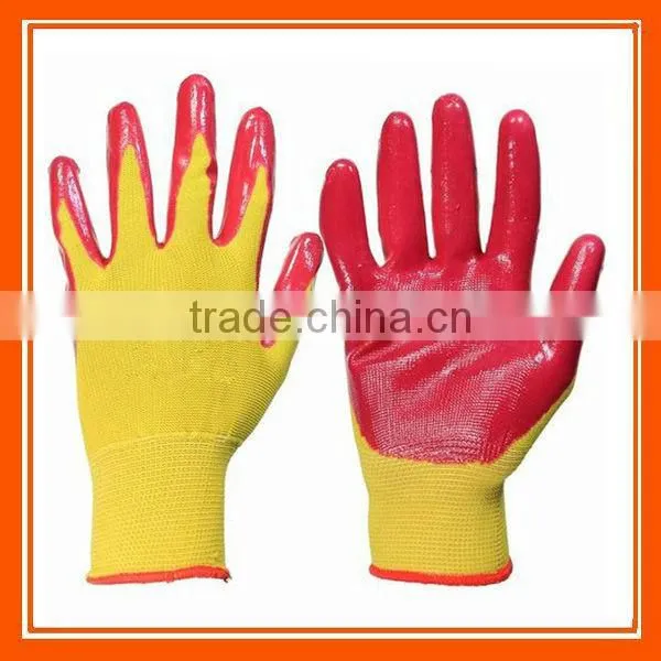 Nylon Knitted Garden Work Nitrile Coated Gloves ZMR778 photo-5