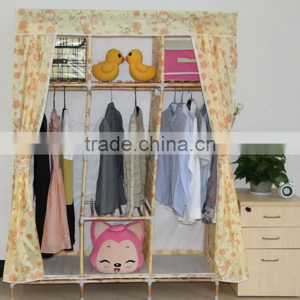 Assemble Fashion Genral Use Non-woven Clothes Storage Cabinet photo-3