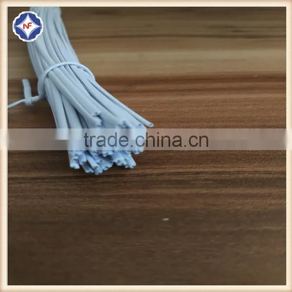 Single Wire Heavy Duty Plastic Oval White Twist Ties for Electric Wire photo-5