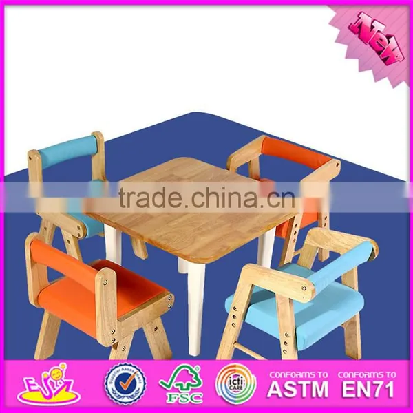 2016 New Design Baby Wooden Study Desk., Fashion Kids Wooden Study Desk, Popular Chidlren Wooden Study Desk W08G179 photo-2