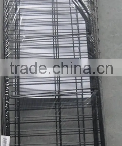 Suitable for Holding 16 Pair Shoes 4 Tier Steel Tube Black or Whte Wire Shoe Rack photo-3