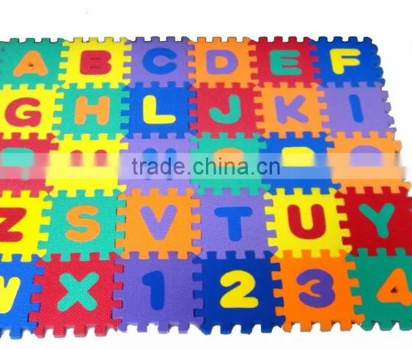 EVA Puzzle Mats With Alphabets and Numbers - Non-toxic, Non-smell photo-2
