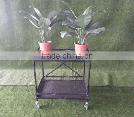Small Flower Display Cart Flower Stand photo-2
