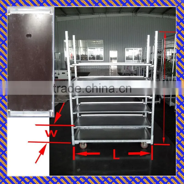 Hand Cart & Plywood Shelf Trolley & Flower Pot Trolley TC2458 photo-2