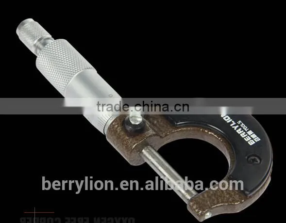 Berrylion Stainless Steel Micrometer 0-25mm Micrometer Ratchet Power Test photo-4