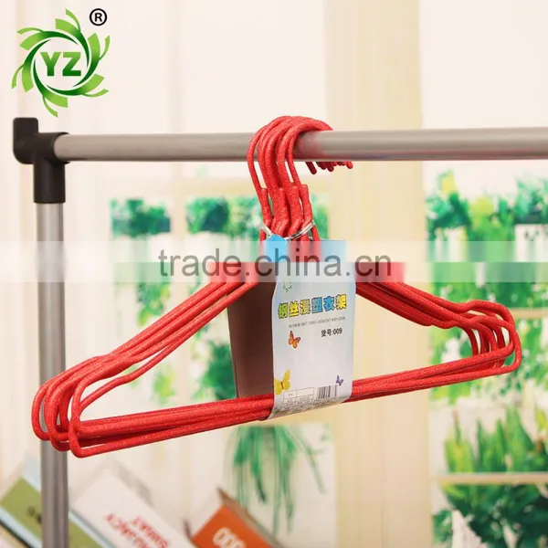 A560 2017 High Quality Clothes Hanger/metal Pvc Coated Laundry Hangerr/Metal PVC Hanger With Curved Shape photo-3