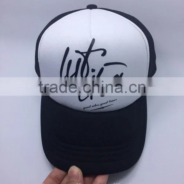 Custom Polyester Trucket Hat and Baseball Cap With Printing photo-5