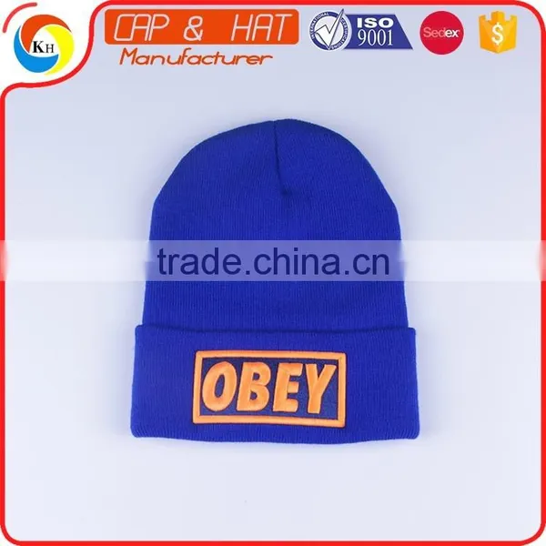Embroidery Patch CC Beanie Winter Warm Hat photo-3