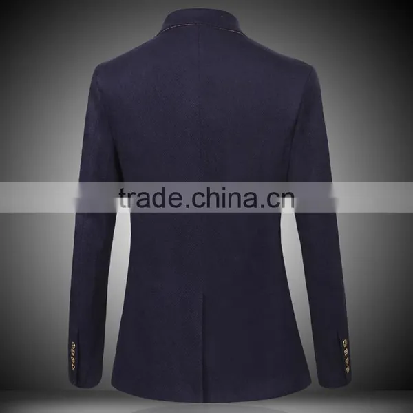 2016 Mens Coat Pant Designs Wedding Suit Slim Cut Wool Business Suit photo-2