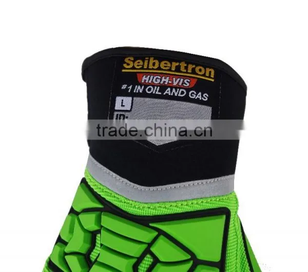 EN388 4543 Durable Oil and Gas Cut Level 5 High Impact Protection Working Safety Gloves photo-4