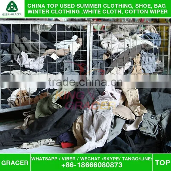 Unsorted Original Men Cotton Pants Second Hand Used Clothing photo-2