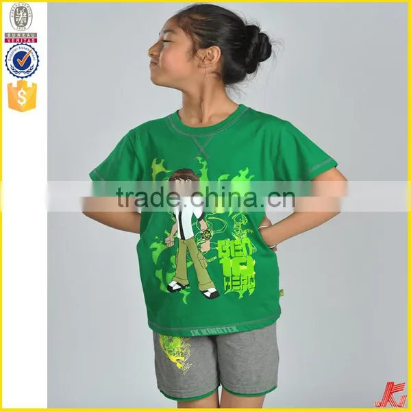 New Style Print Beautiful Girl T-shirt Latest Design Printed Cotton T-shirt photo-5