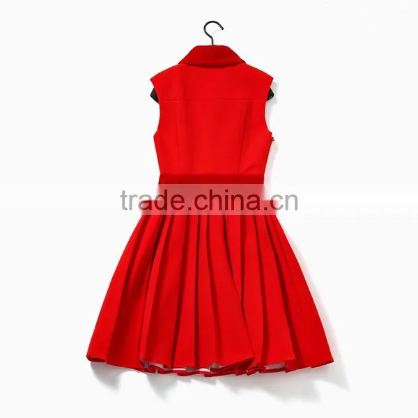 Custom Made Design Lady Casual Princess Dresses/New Model Ladies Western Dress photo-3
