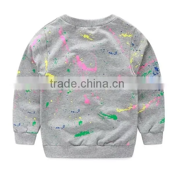 High Quality Pullover Long Sleeve t Shirt Children Sports Clothes Sets photo-3