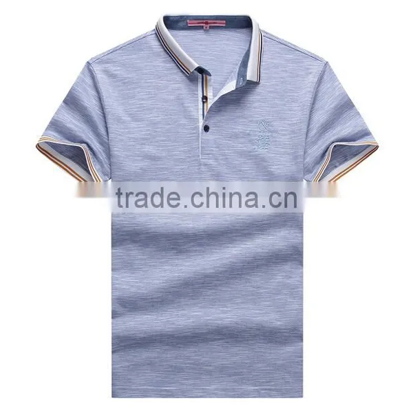 2016 Fashion Style Polo Shirt for Men,100% Polo T-shirt Cotton Polyester Polo Shirt Wholesale photo-2