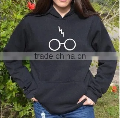 Fashion Print Hoodie Sweatshirt With Kangaroo Pocket photo-2