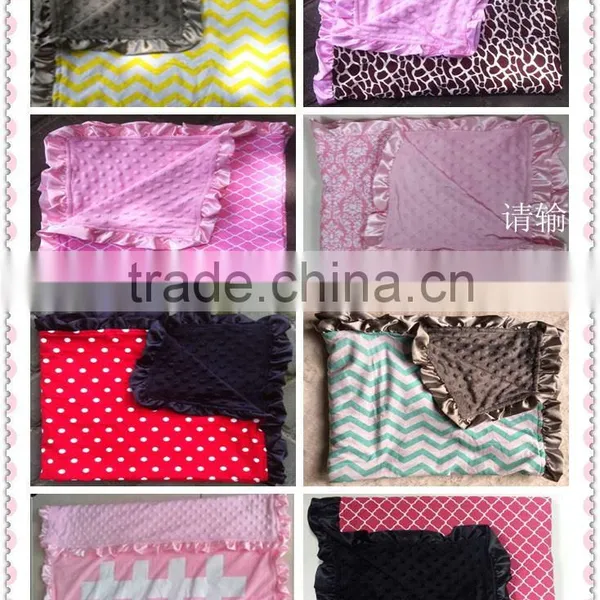 Wholesale Baby Minky Blanket Knitting Baby Minky Blanket Baby Cotton Blanket Minky Dot Baby Blankets Baby Muslin Blanket Swaddle photo-2
