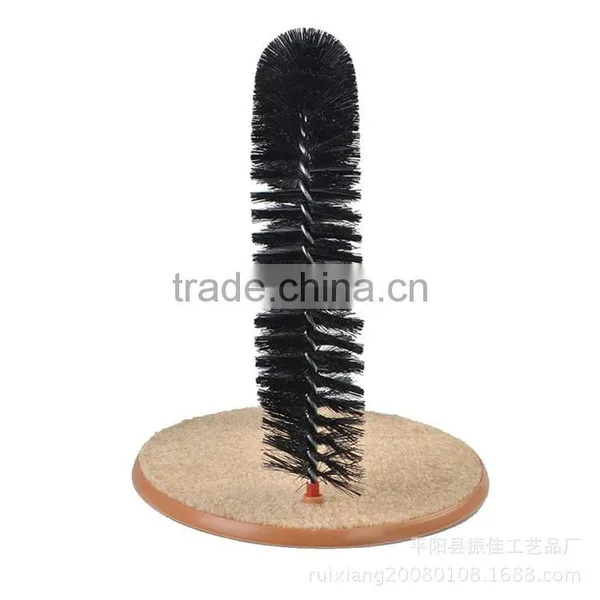 Cat Scratch Itch Toys Rubbing Exercise Toys Bow Hair Brush photo-6