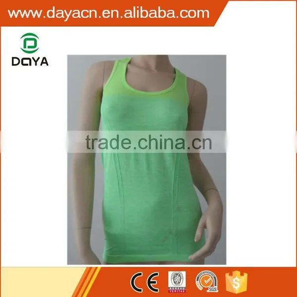 Ladies Seamless Sports Vest Running Vest Breathable Yoga Tank Top photo-3