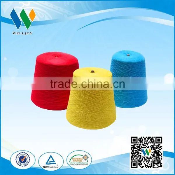 Welljoy Made Dyed Blue Color 100% Spun Polyester Yarn 50S/3 photo-2