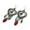 Korea Style Square Alloy Rhinestone Fashion Stud Earrings