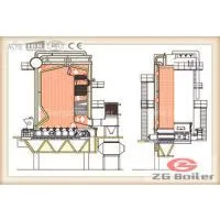 Corner Tube Coal Fired Boiler in Sugar Industry|DHL Corner Tube Chain Grate Boiler 