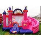 Customized Lovely Princess Inflatable Combo Castle With Small Slide
