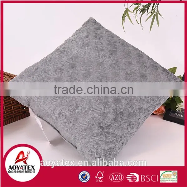 Grey Color Star Quilt Design Decorative Pillow, Customized Design Quilt Pillow Set, Solid Micromink Pillow for Sofa photo-3