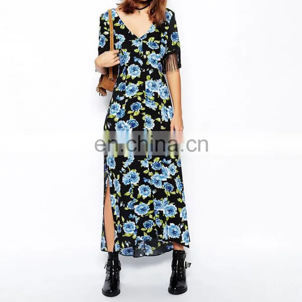 CHEFON Fringed Sleeve Women Vintage Dresses Wholesale photo-2