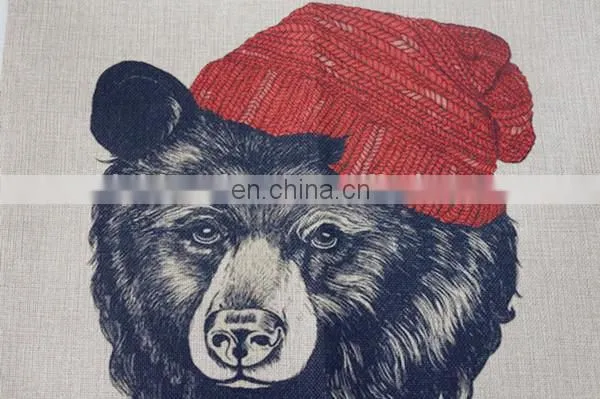 2015New Design Home Decorative Throw Sofa Pillow Case Cover Custom Linen Handmade Cushion Cover photo-3