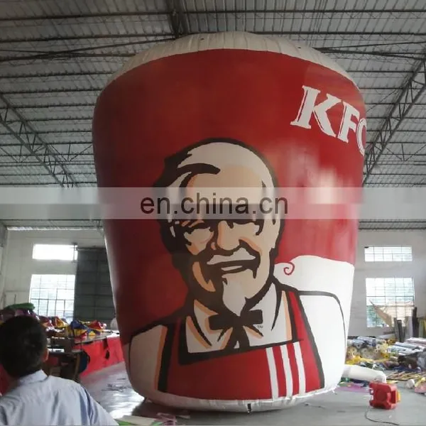 High Quality KFC Inflatable Family Bucket, Inflatable Advertising Model For Sale photo-2