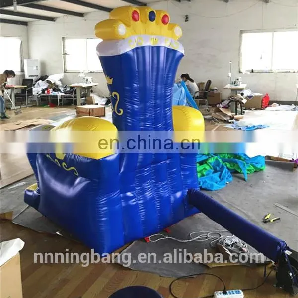 Hot Sale Best Quality King Throne Inflatable Chair for Kids photo-3