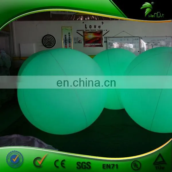 Hot Sale Vinyl Giant LED Beach Ball Inflatable Glow Air Balloon photo-4