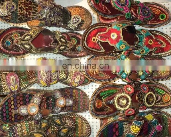 BEADED WORK NEW EMBRODIERY MIX MODELS SHOES PACK OF 50 PAIRS photo-4