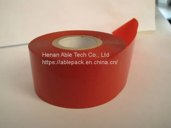 Red Hot Stamping Foil 25x122m for Paper , Plastic to Print the Batch Number