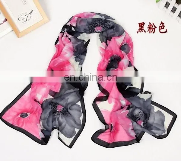 Guangzhou Factory Wholesale Cheap Chiffon Scarf photo-6