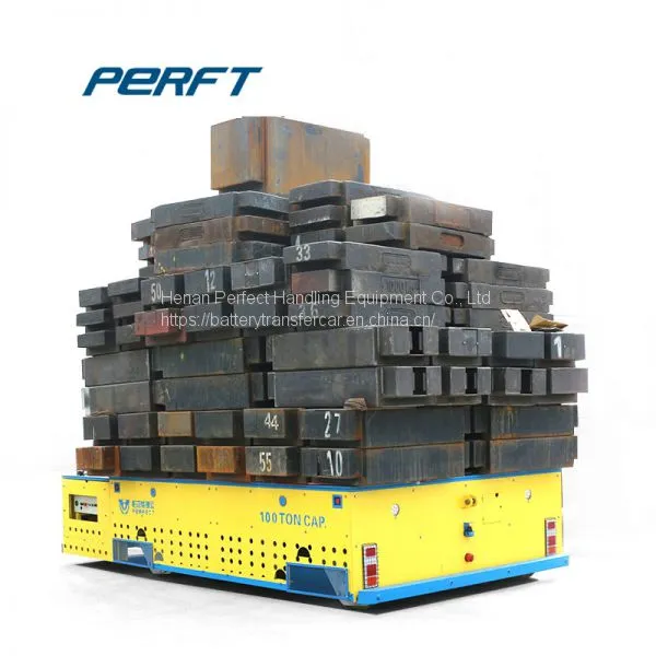 Heavy Duty Electric Trackless Transfer Cart Material Handling Equipment for Industry Used in Warehouses photo-2