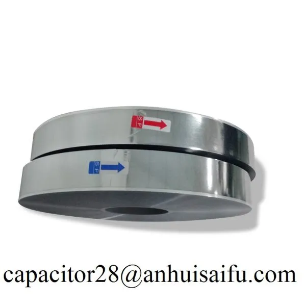 Aluminum-Zinc Alloy Metalized Polyester Film for Film Capacitor photo-2