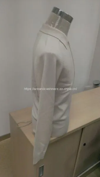 Men's Polo Neck 100% Cashmere Pullover Sweater (1514P) photo-3